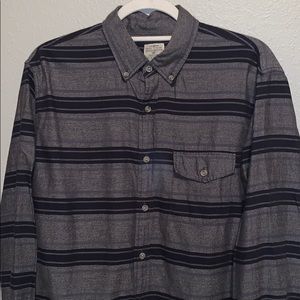 J. Crew Stripped Button Down Long Sleeve Medium